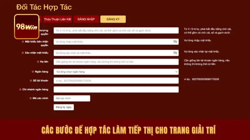 Các bước để hợp tác làm tiếp thị cho trang giải trí