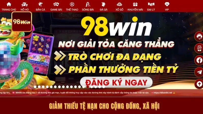 Giảm thiểu tệ nạn cho cộng đồng, xã hội